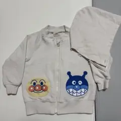 アンパンマンキッズ フード付きパーカー ふ裏毛 ２WAY 95