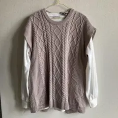 長T &セーターベストの２点セット　Lサイズ