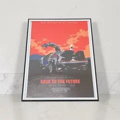 額縁付き】 映画 バックトゥザフューチャー Ⅱ A2 ポスター オシャレ 