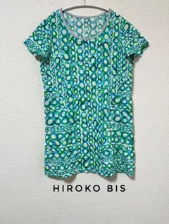 ヒロコビス★半袖カットソー★サイズ11 HIROKO BIS - ヒロコビス HIROKO BIS カットソー チュニック 半袖