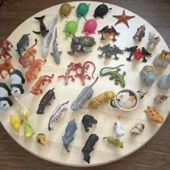 ミニチュア動物フィギュアセット 約50体
