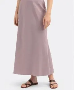 Theory luxe リネン ロングフレアスカート 40 ダークアイリスのサムネイル