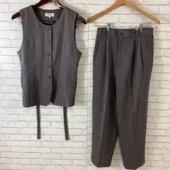 ★9.8 t538 MARCEL セットアップ 11 ベスト パンツ ストライプ