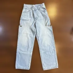 LOWRYS FARM WIDE STRAIGHT デニム Sサイズ