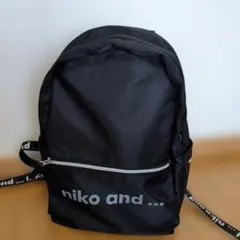 m*o様 （新品）niko and ... 軽量 ブラックリュック