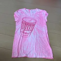DIESEL Tシャツ キッズXXL ガールズ　ピンクのサムネイル