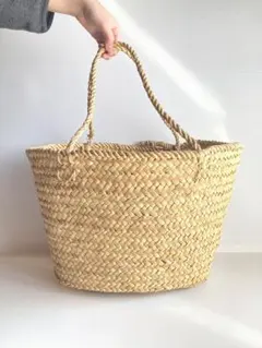 【天然素材】バスケット かご　インテリア　インテリア小物