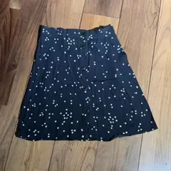 H&M ドット　ミニスカート　XSのサムネイル
