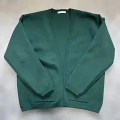 ジャーナルスタンダード カーディガン M グリーン 【補修あり】