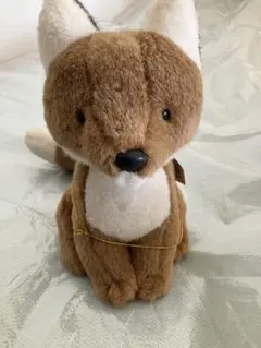キタキツネのぬいぐるみ 北海道おみやげ 昭和レトロ ヴィンテージ