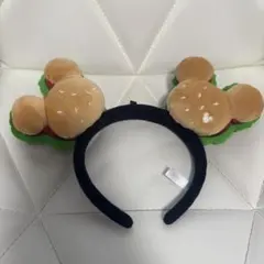 ハンバーガー耳カチューシャ