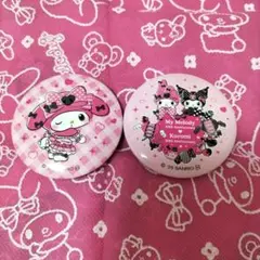My Melody & Kuromi ピンバッジセット 50周年・20周年
