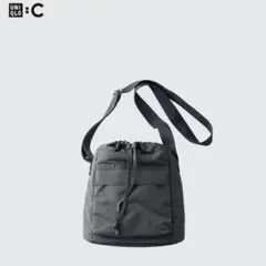 ユニクロC ミニショルダーバッグ グレー