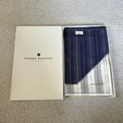 PIERRE BALMAIN シルクハンカチ ネイビー/ホワイトのサムネイル