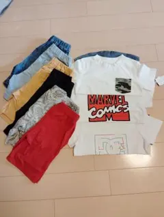 未使用品あり まとめ売り 男の子 110cm 保育園 お着替え 夏服 9点