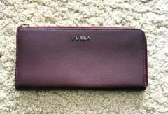 FURLA バビロン　長財布　薄型　ボルドー