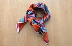 KENZO 大判花柄スカーフ 約73cm