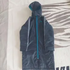 PUMA ベンチコート フード付き サイズ150 黒/青