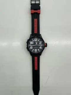 TOMMY HILFIGER 腕時計 5ATM ブラック/レッドのサムネイル