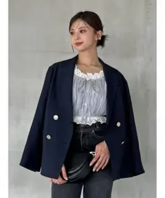 お値下げ不可 SNIDEL Sustainableメタルボタンテーラージャケット