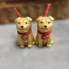 宝くじ　犬　置き物のサムネイル
