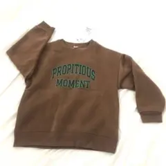 新品未使用タグ付　TOPVALU 裏起毛トレーナー　120