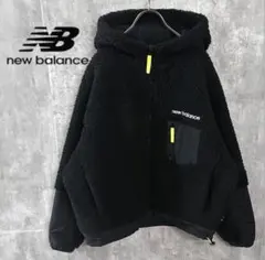 NEW BALANCE ボアジャケット Sサイズ 防寒 アウター ブラック