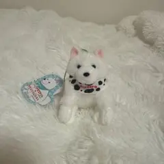AMUFUN サモエドくん サモエドりんたろう ぬいぐるみマスコットキーホルダー