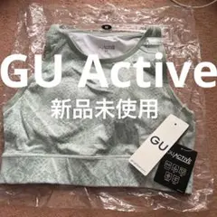 新品未使用 GU ACTIVE スポーツブラ パイソン柄 機能性ウェア M