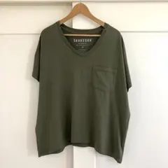 SKARGORN ポケツキワイドTシャツ カーキ DEUXIEME CLASSEのサムネイル