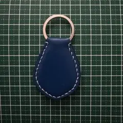 レザー 本革 キーリング ハンドメイド