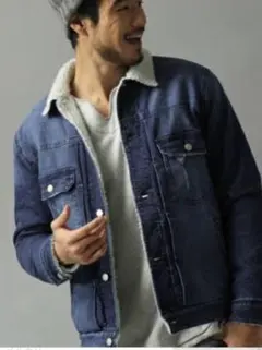 BAYFLOW／デニムボアブルゾン