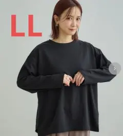 しまむら　田中里奈　プルオーバー　黒　LLサイズ