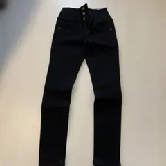 ISKO ブラック ハイウエストスキニーパンツ S