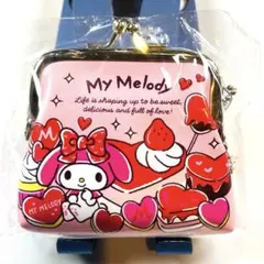 ♡サンリオ　My Melody がま口財布　ピンク
