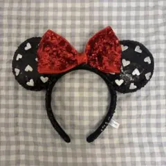 Disney ディズニー　ミニー　カチューシャ　スパンコール