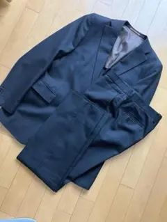 P.S.FA ブラックシャドーストライプセットアップスーツ A7