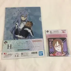 エヴァンゲリオン　一番くじ　使徒、浸食　H賞クリアファイル　綾波レイ　コースター