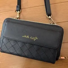 Hello Kitty ブラック ショルダーバッグ