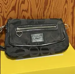 COACHポピー シグネチャーシリーズ 2wayワンショルダーバッグ