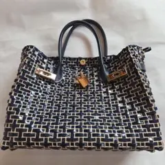 ラメルヘンテープバック鍵金金具トートバッグ
