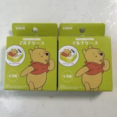 【2点】ディズニー　キリン　マルチケース　プーさん