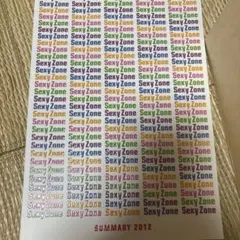 Sexy Zone パンフレット SUMMARY 2012