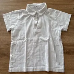 familiar ポロシャツ 120 ホワイト　綿100%