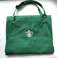スターバックス 緑色 エプロンのサムネイル