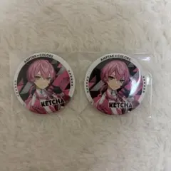 AMPTAKxCOLORS けちゃ 缶バッジ カード セット - メルカリ