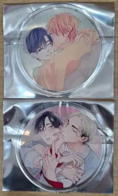 moment&アメイロ アクリルコースター2枚 グラッテ あがた愛 薄井いろは