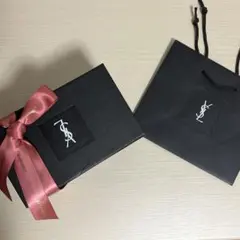 イヴサンローラン YSL ショッパー ボックス リボン セット ラッピング 空箱