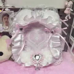 トレカケース レース猫耳デコ