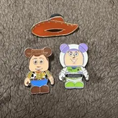 ウッディ バズ・ライトイヤー ピンバッジ３個セット